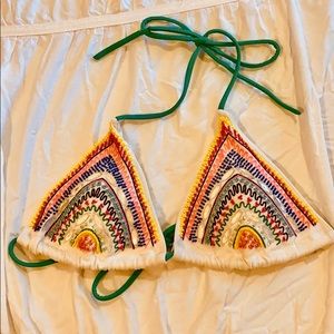 Beautiful Beaded Victoria’s Secret Bikini Top M